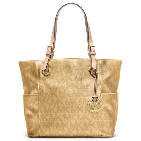 michael kors purse with gold trim and lock|Michael Kors gold purse large.